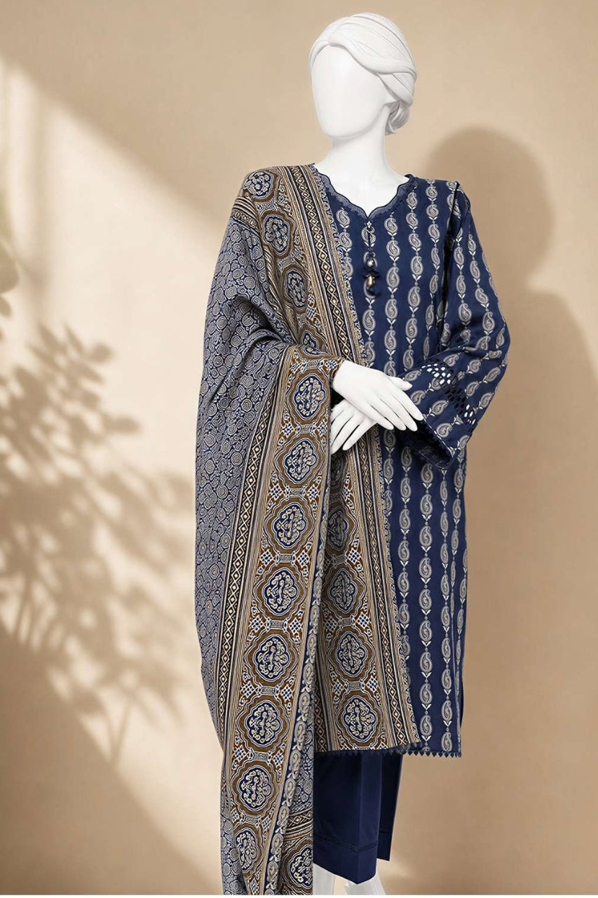 MTJ Premium Printed Textured Viscose 3PC