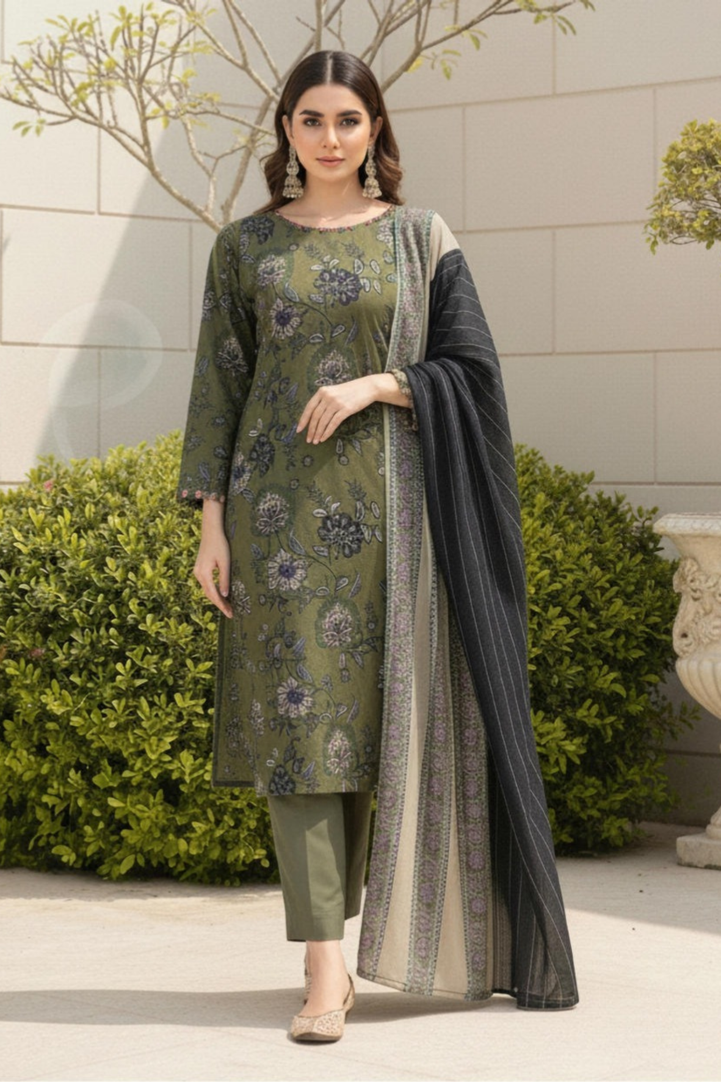 Motifz Premium Printed Khaddar 3PC