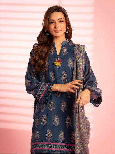 Fall By Alkaram Digital Printed Lawn 3PC