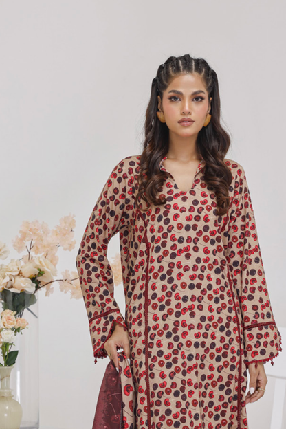 Salina Digital Printed Linen 3PC