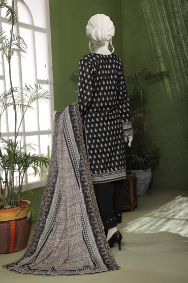 Almeerah Emb & Printed Lawn 3PC