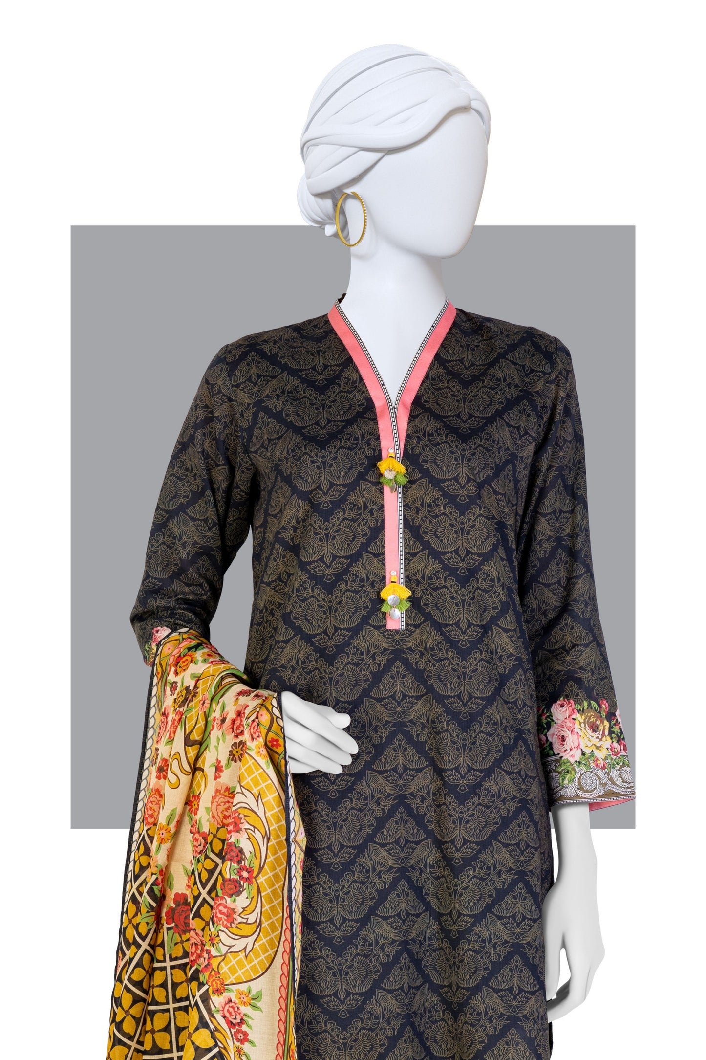 Panjnad By J. Printed Lawn 3PC