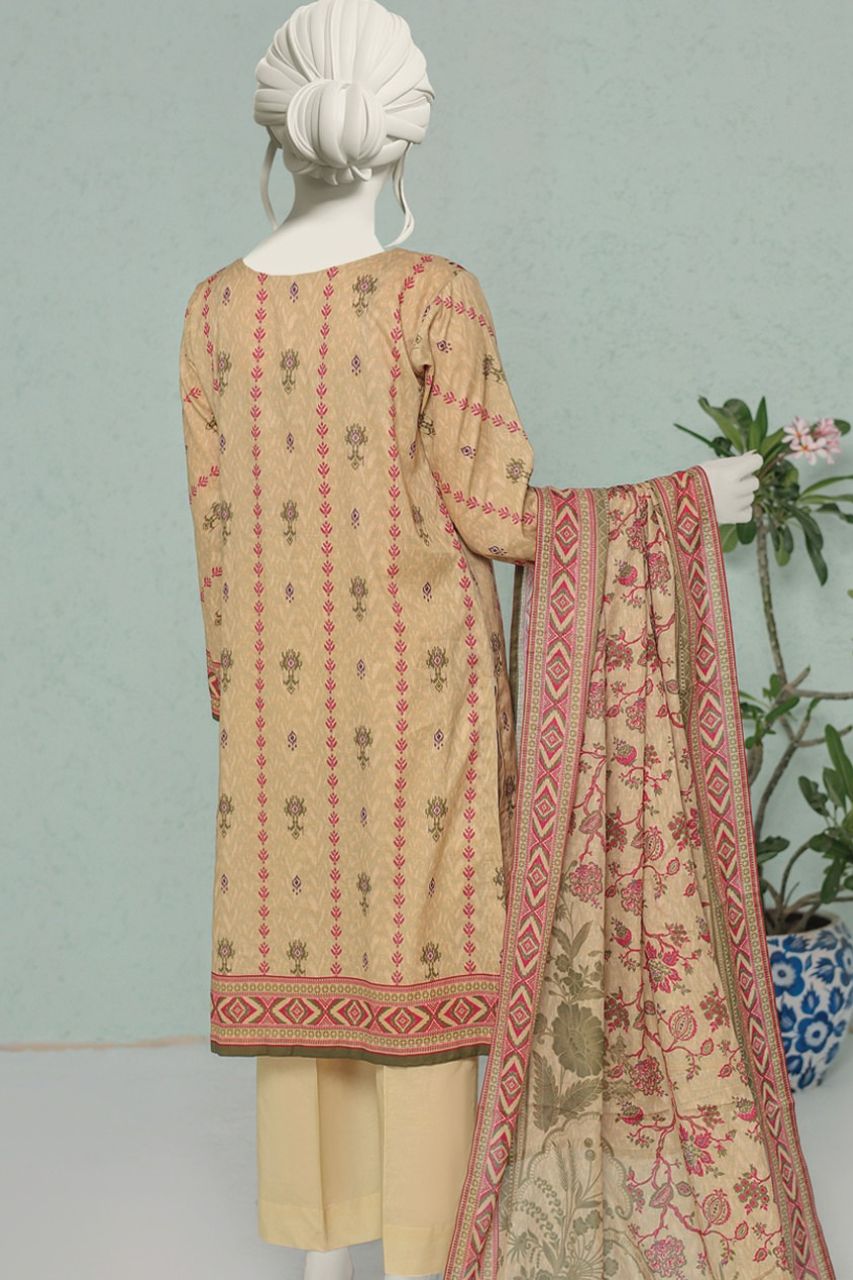 MTJ Premium Printed Lawn 3PC