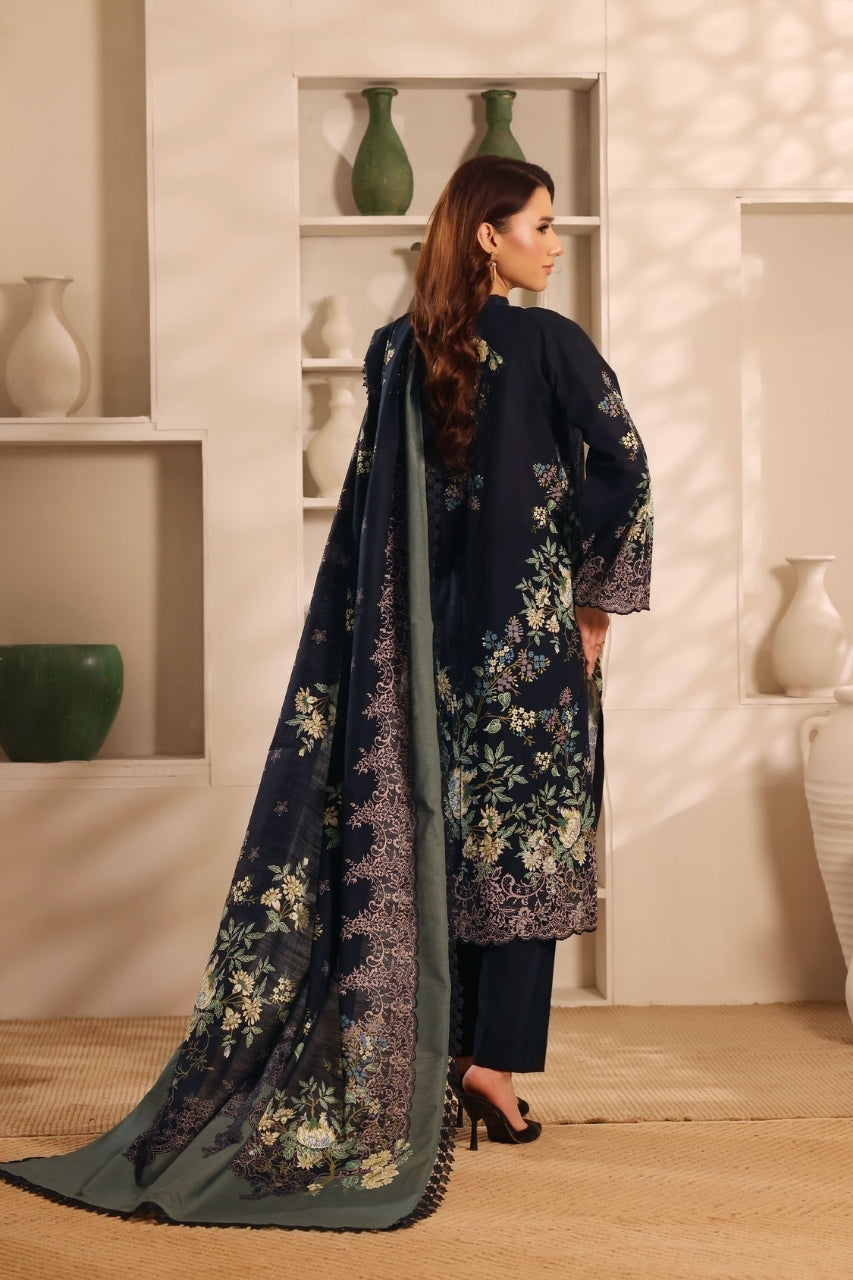 Winter Muse By Zarineh Digital Printed & Emb Khaddar 3PC