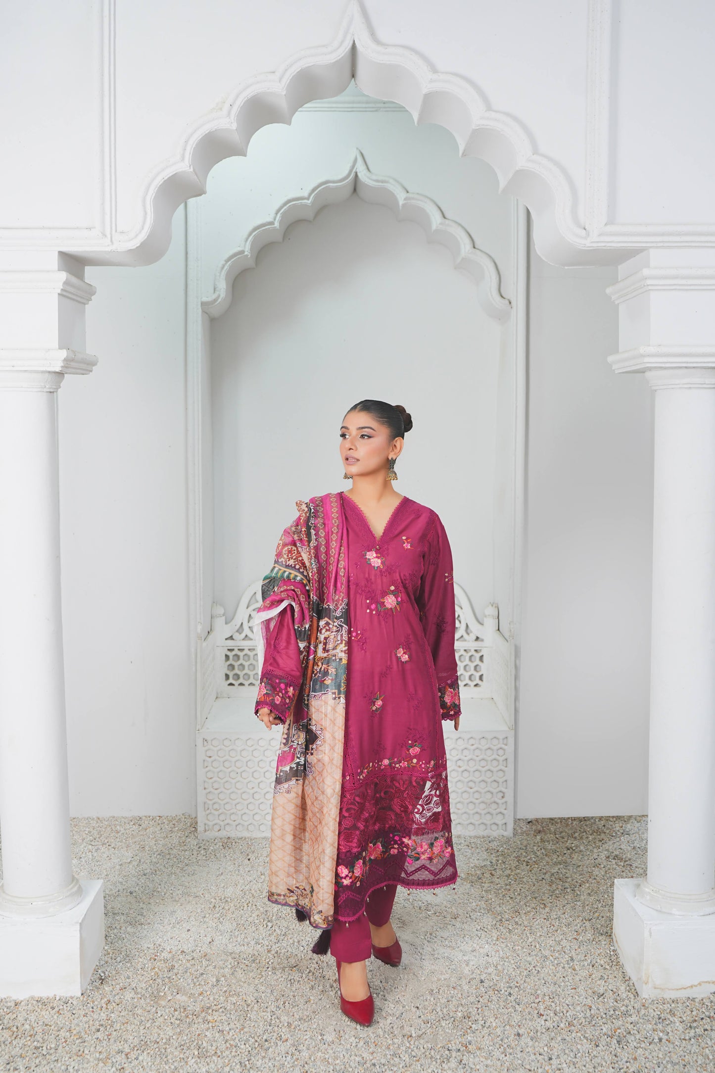 Silk & Stories Luxury Heavy Embroidered 3PC