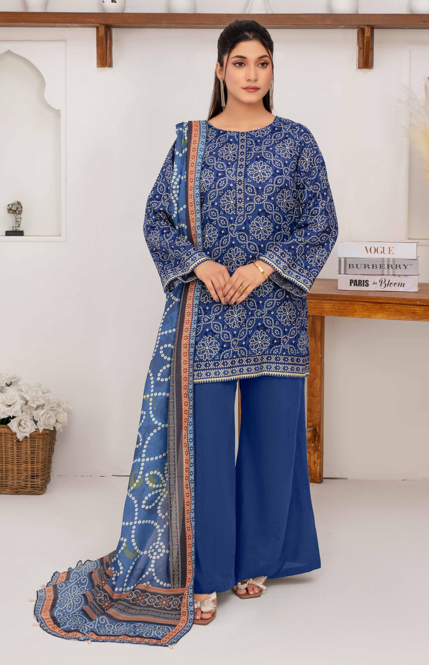 Mehar By Fiza Noor Printed Khaddar 3PC