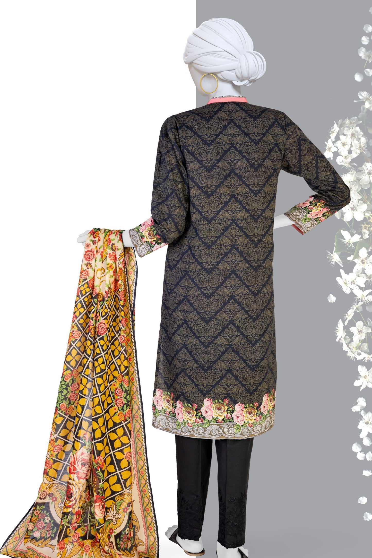 Panjnad By J. Printed Lawn 3PC