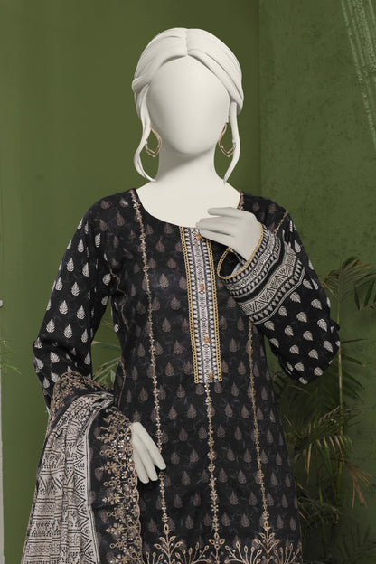 Almeerah Emb & Printed Lawn 3PC