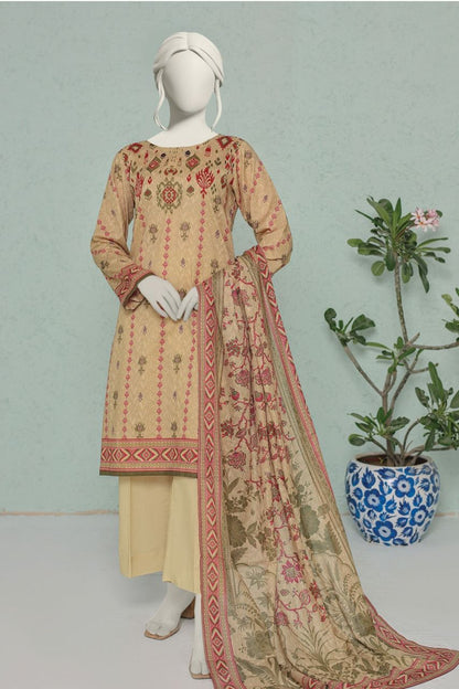 MTJ Premium Printed Lawn 3PC