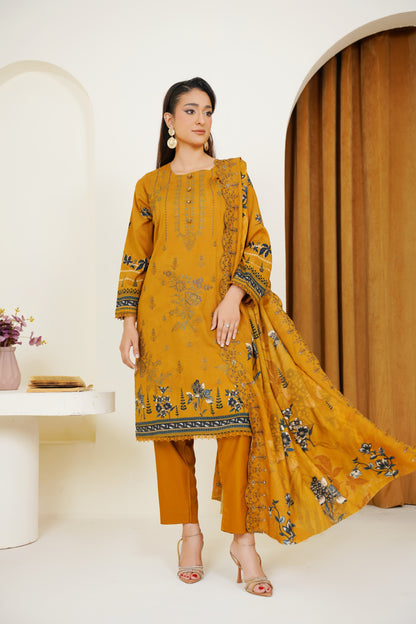 Riwayat-e-Sardi By Anaya Noor Emb Linen 3PC