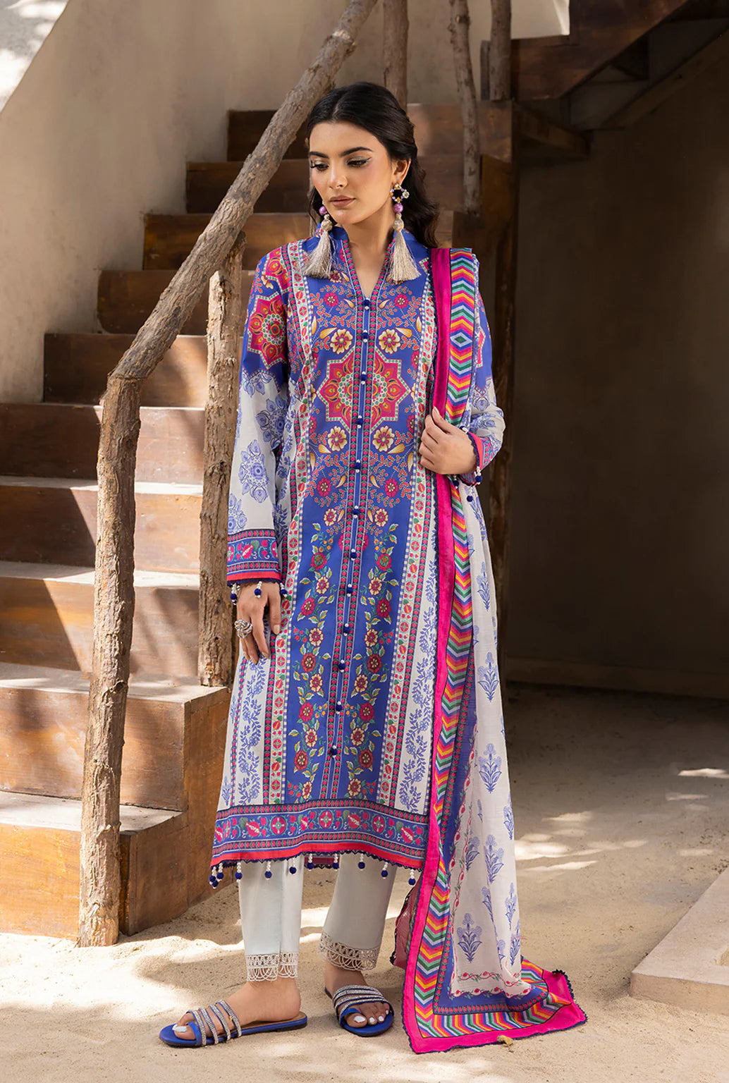 Naqsh Luxury Printed Lawn 3-PC