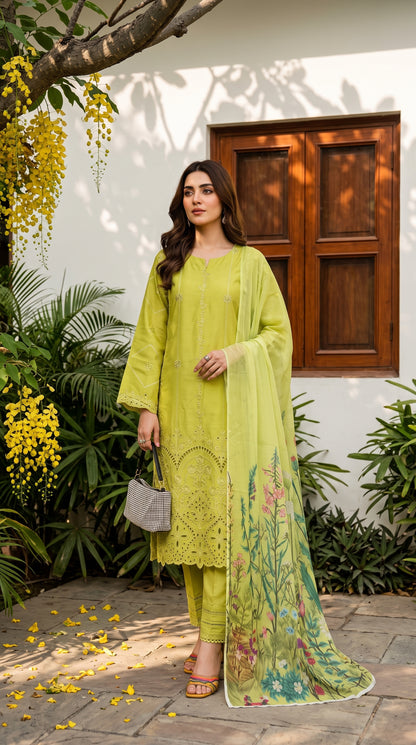 Dream Stone By Anaya Noor Full Heavy Emb Viscose 3PC