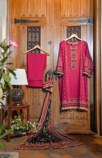 Miral By Murashe Printed Lawn 3-PC