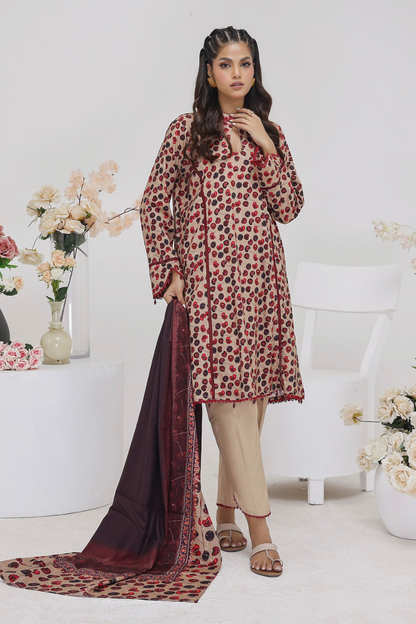 Salina Digital Printed Linen 3PC