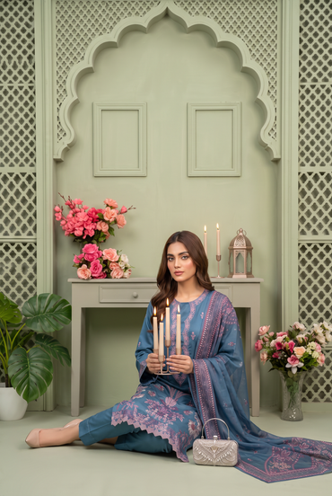 Kehkashan By Anaya Noor Fully Emb Viscose 3PC