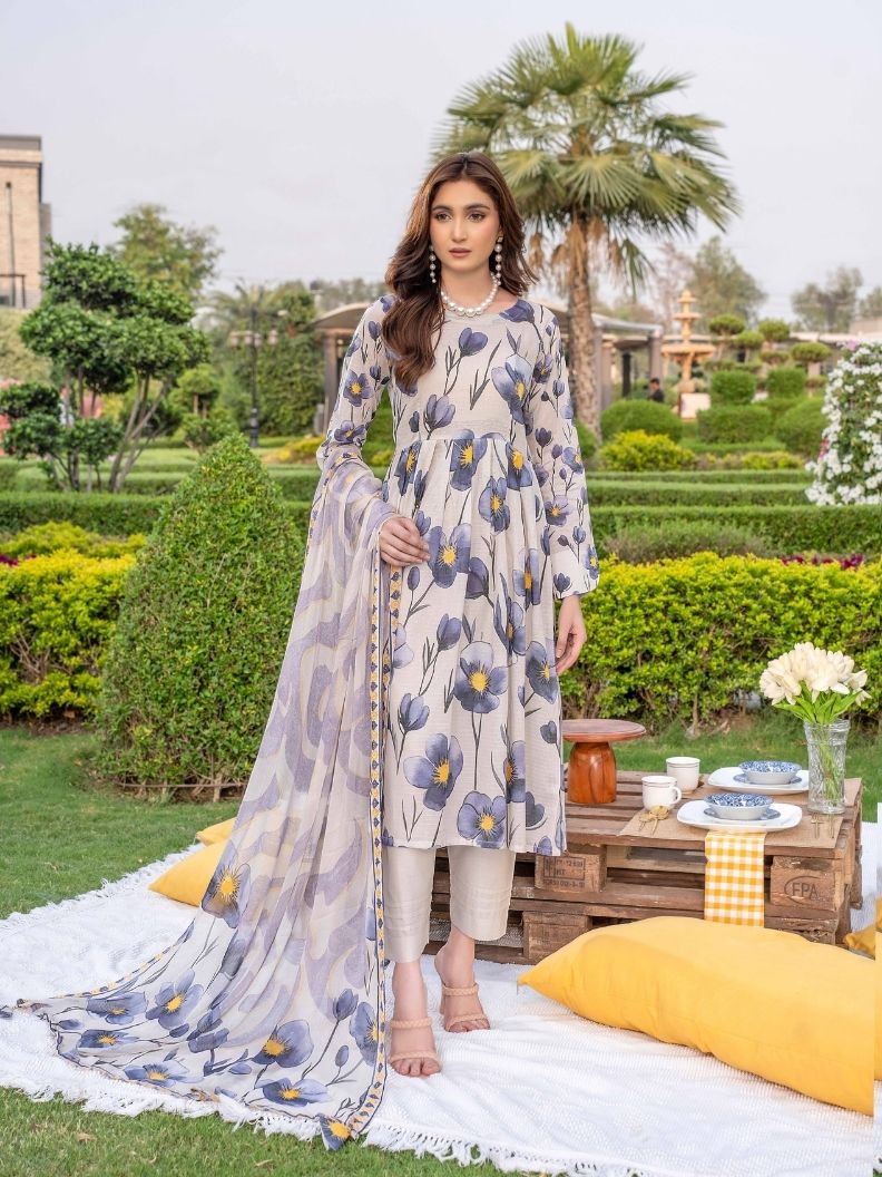 Sunset by Rajwan Digital Printed Lawn 3PC