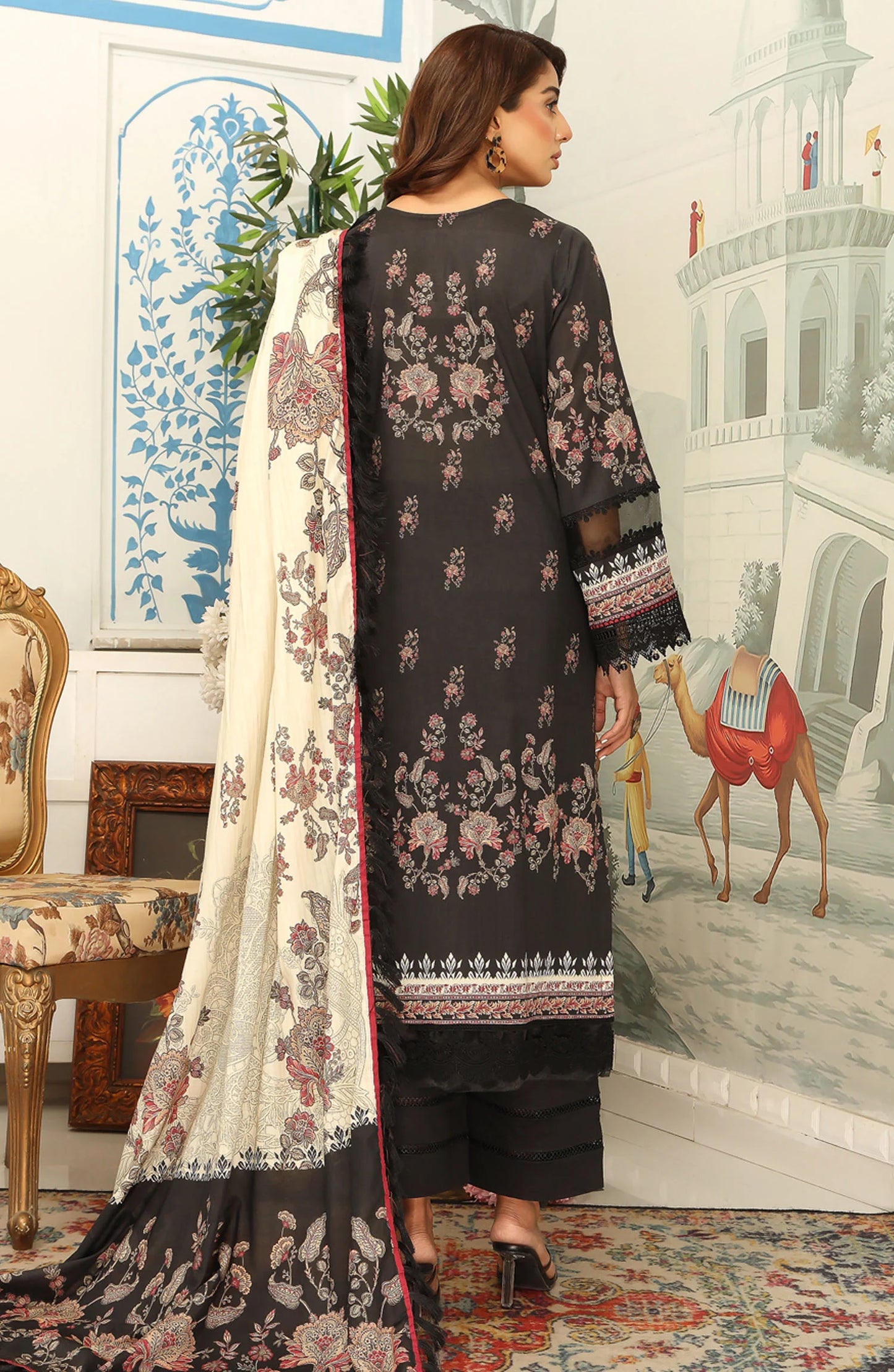 Mausummery Digital Printed Lawn 3PC