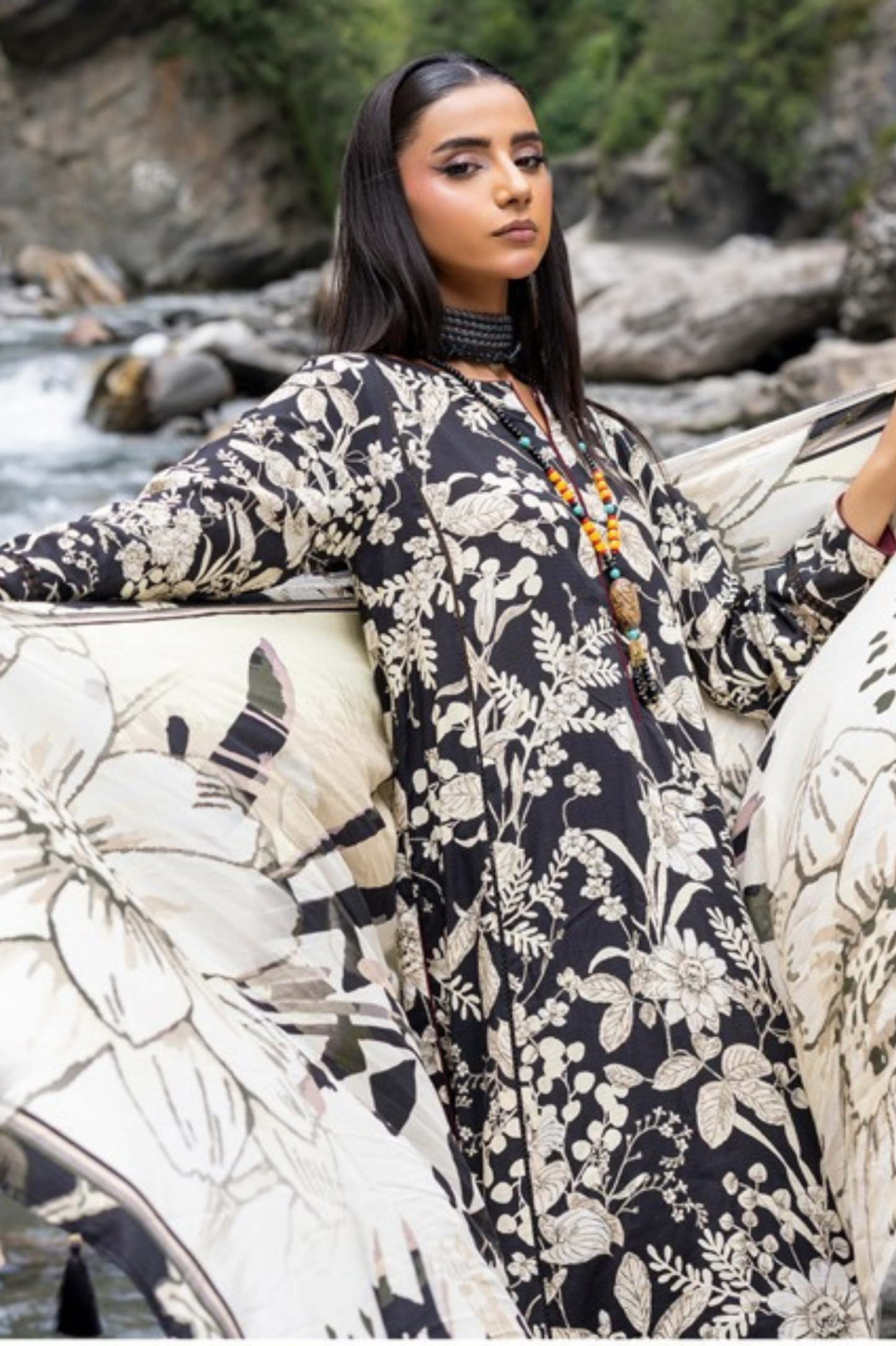 Rang-E-Gul By Paltar Printed Viscose 3PC