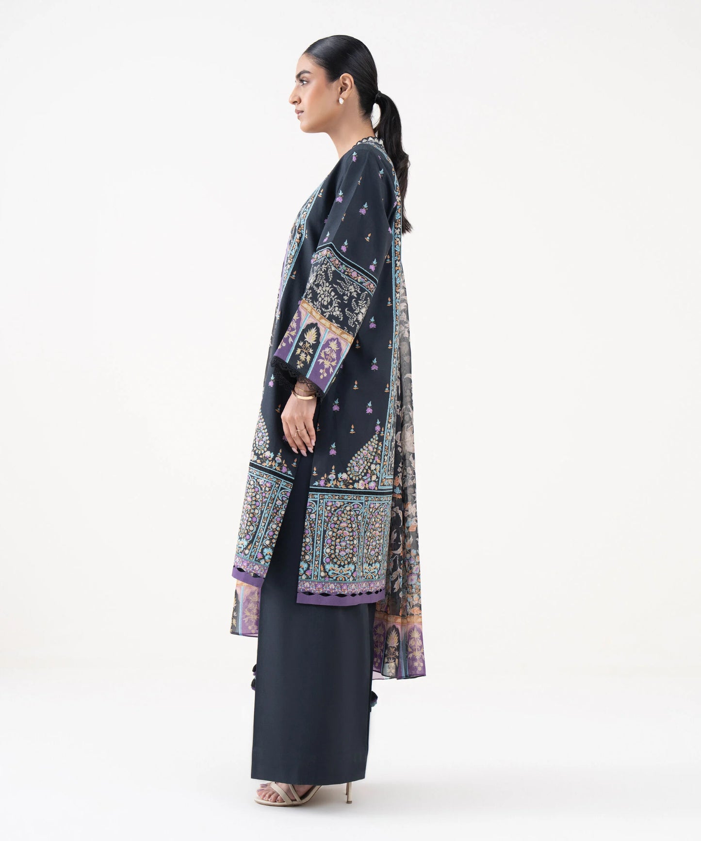 Sapphire Daily Digital Printed Lawn 3PC