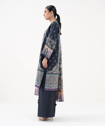 Sapphire Daily Digital Printed Lawn 3PC