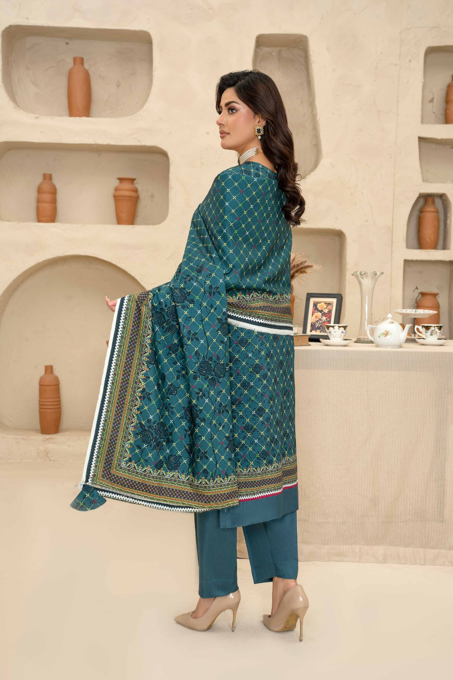 Esha Eshal by Bin Ilyas Premium Printed Viscose 3PC