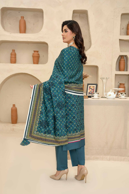 Esha Eshal by Bin Ilyas Premium Printed Viscose 3PC