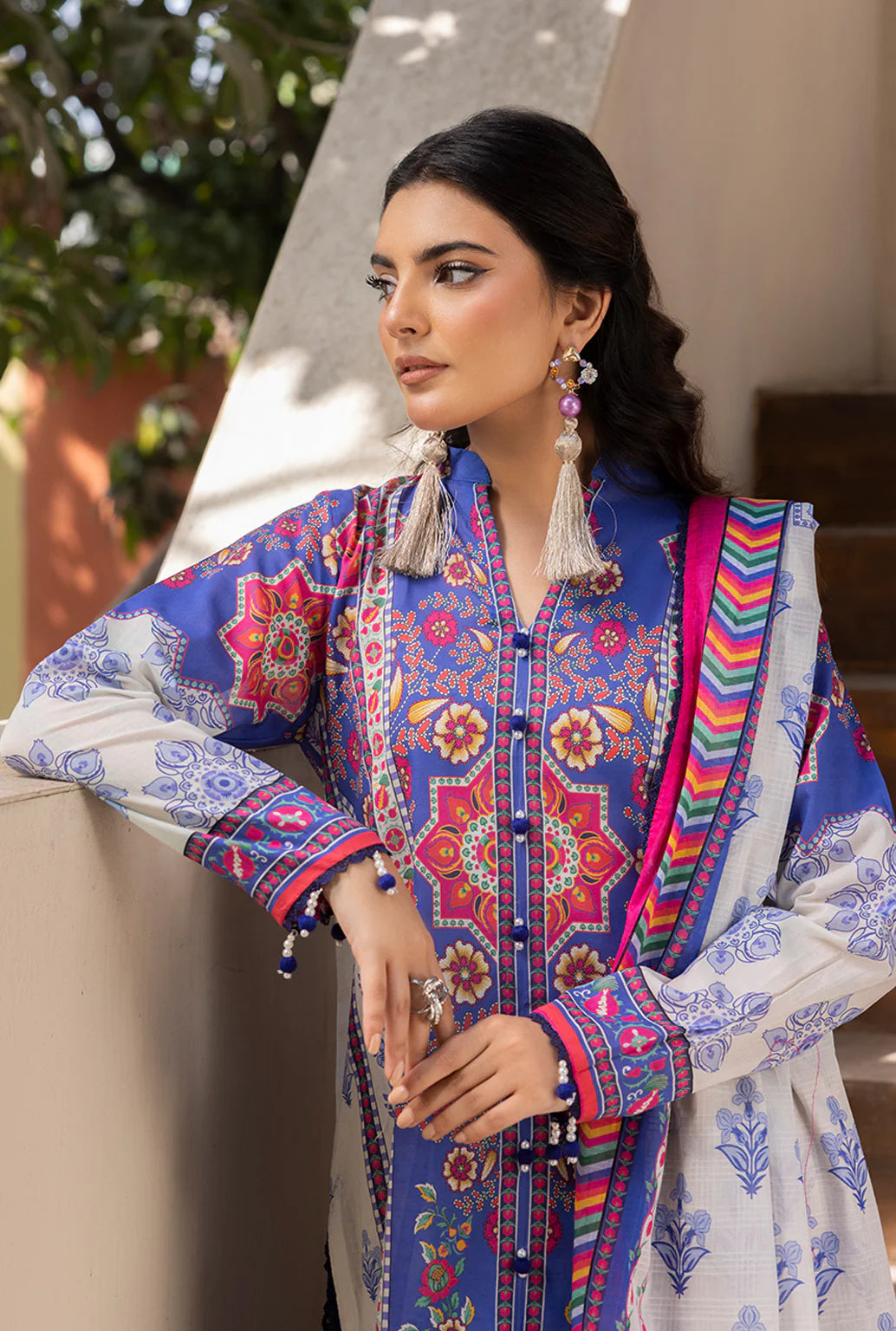 Naqsh Luxury Printed Lawn 3-PC