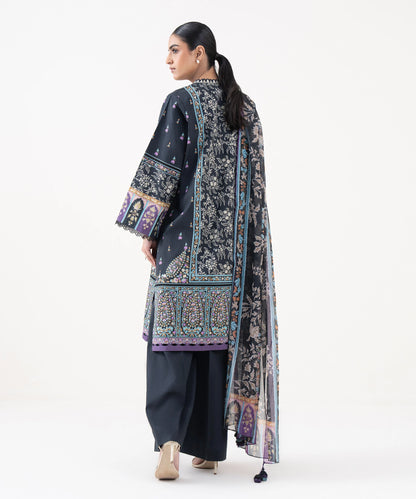 Sapphire Daily Digital Printed Lawn 3PC