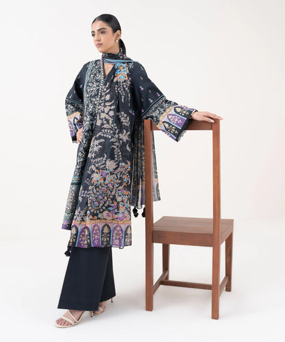 Sapphire Daily Digital Printed Lawn 3PC