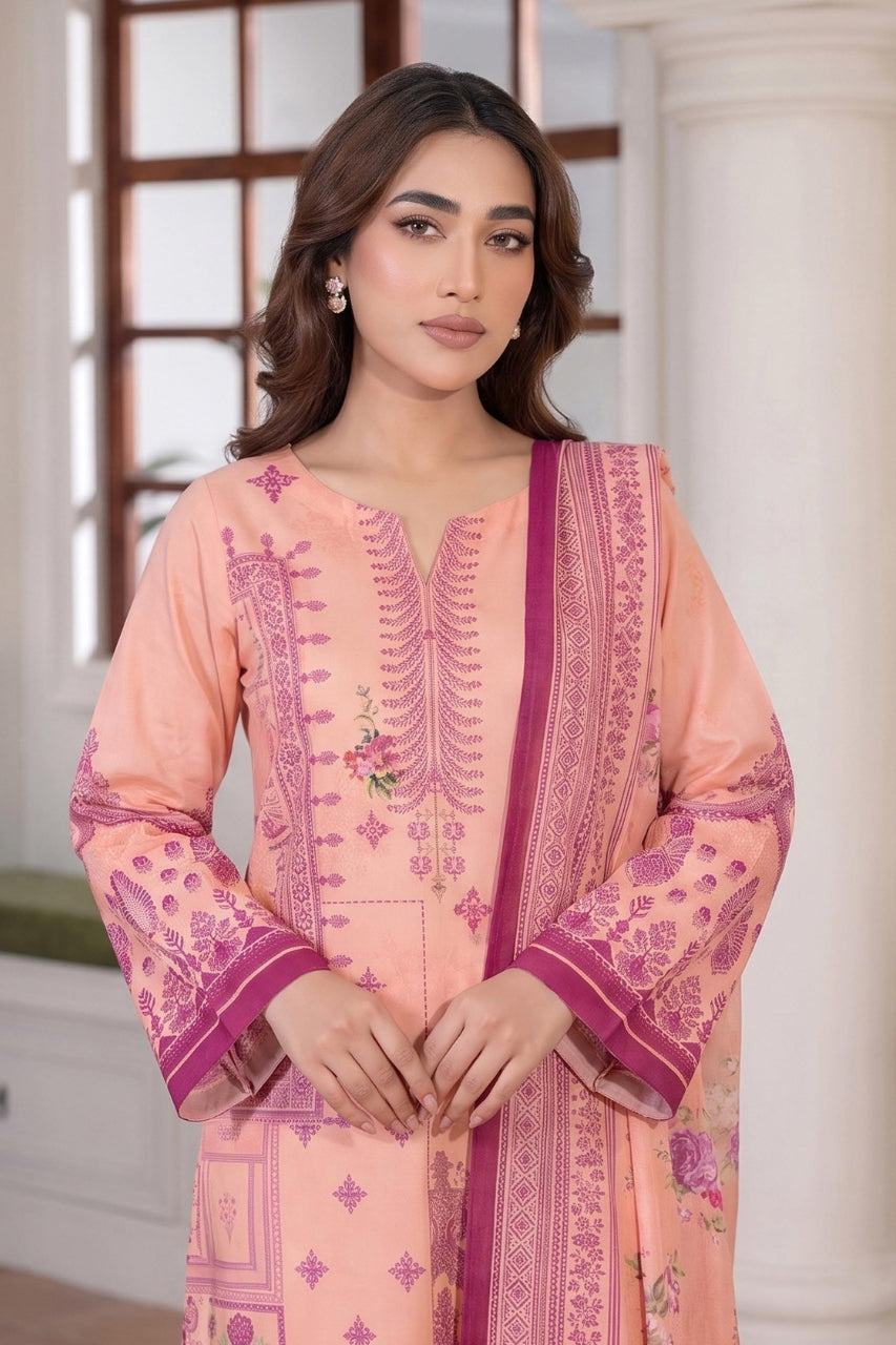 Mashaim Digital Printed Linen 3PC