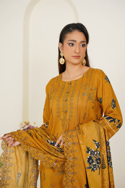 Riwayat-e-Sardi By Anaya Noor Emb Linen 3PC