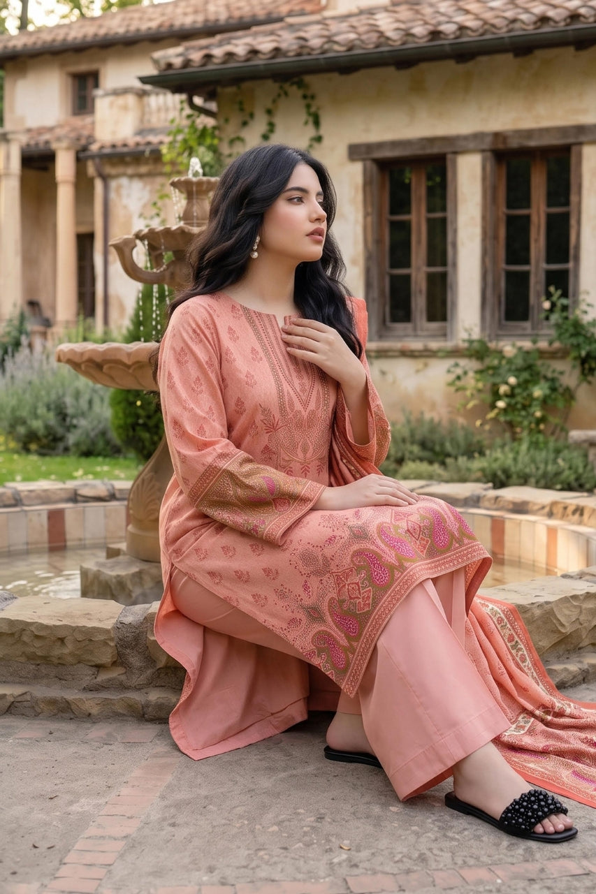 Mashaim Digital Printed Linen 3PC