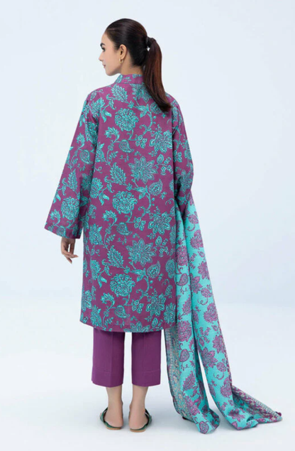 Sapphire Digital Printed Lawn 3PC