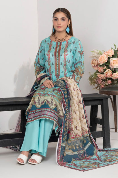 Mojo Berry By Marooj Digital Printed Lawn 3PC