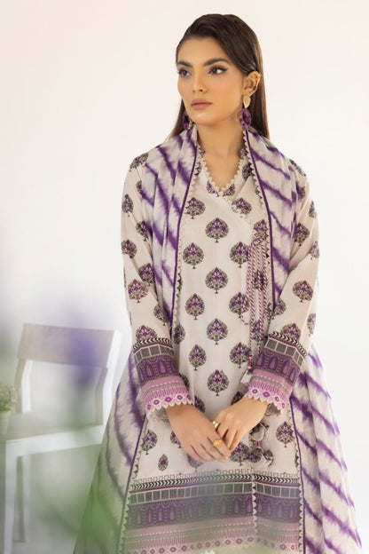 ( Bundle of 10 ) Lailama Printed Lawn 3-PC