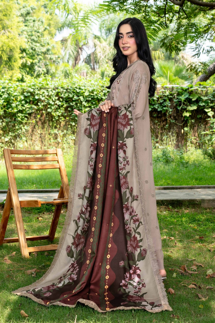 Falak By Feroza Luxury Embroidered Staple 3PC