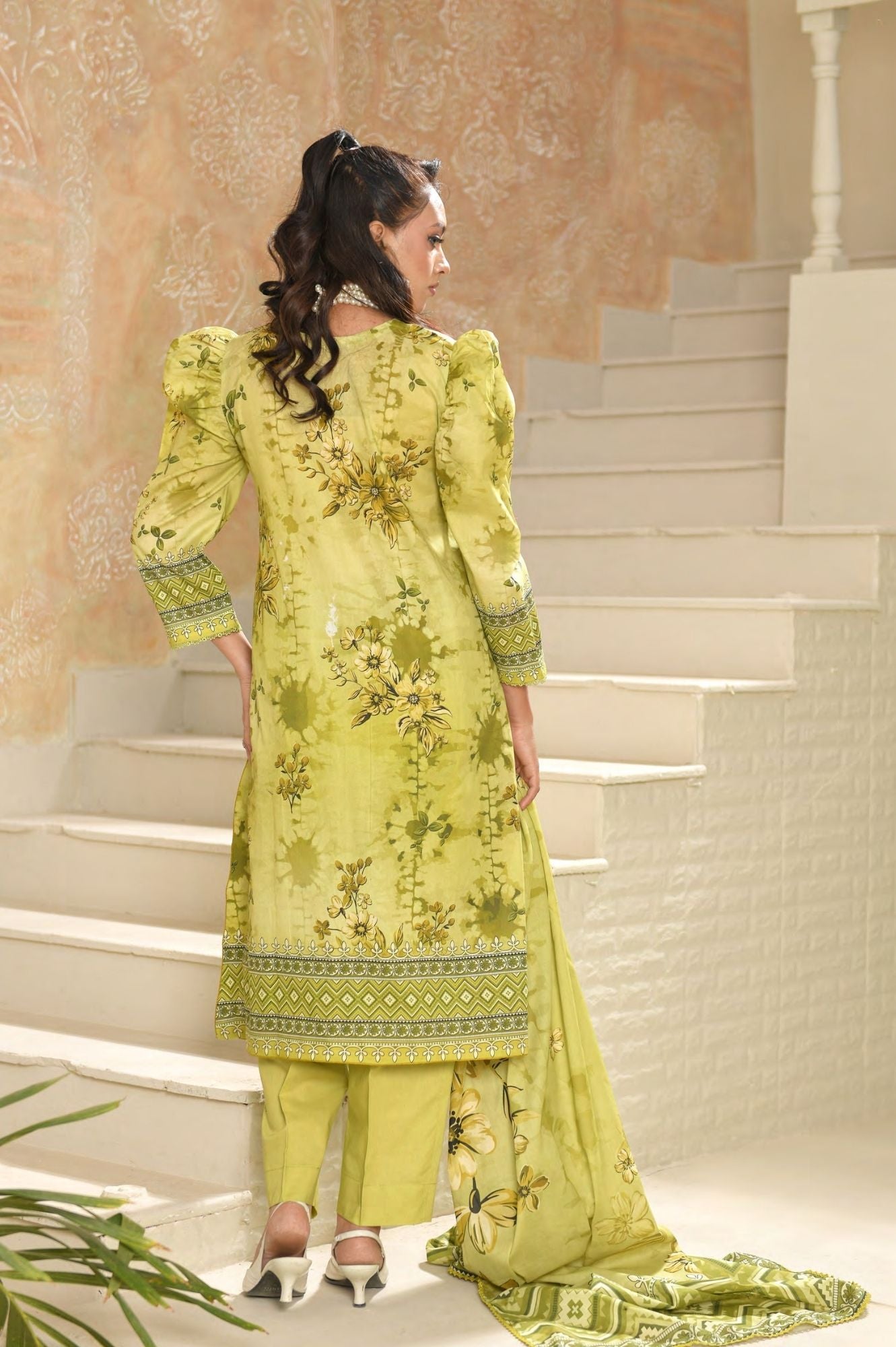 Reemse Digital Printed Lawn 3PC