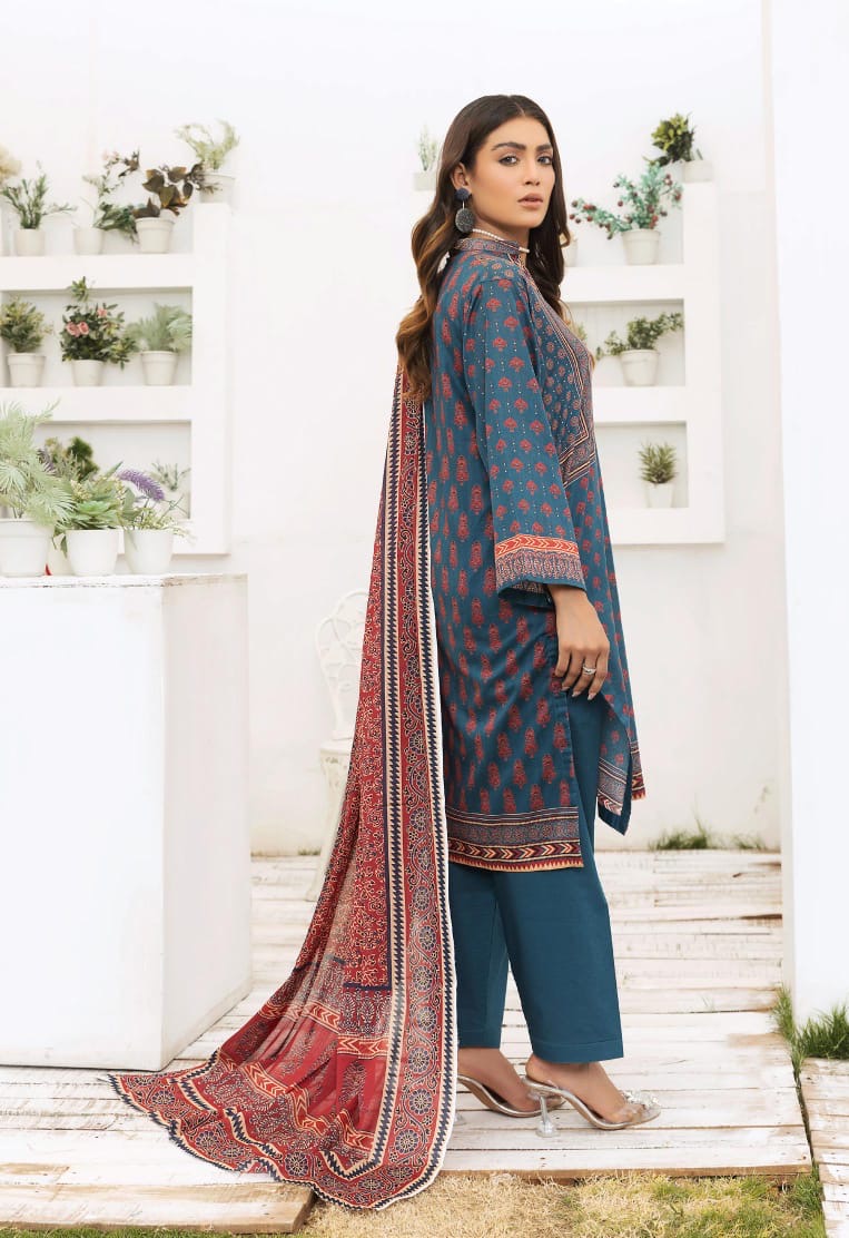 Safa Noor By Nigar Print Lawn 3-PC