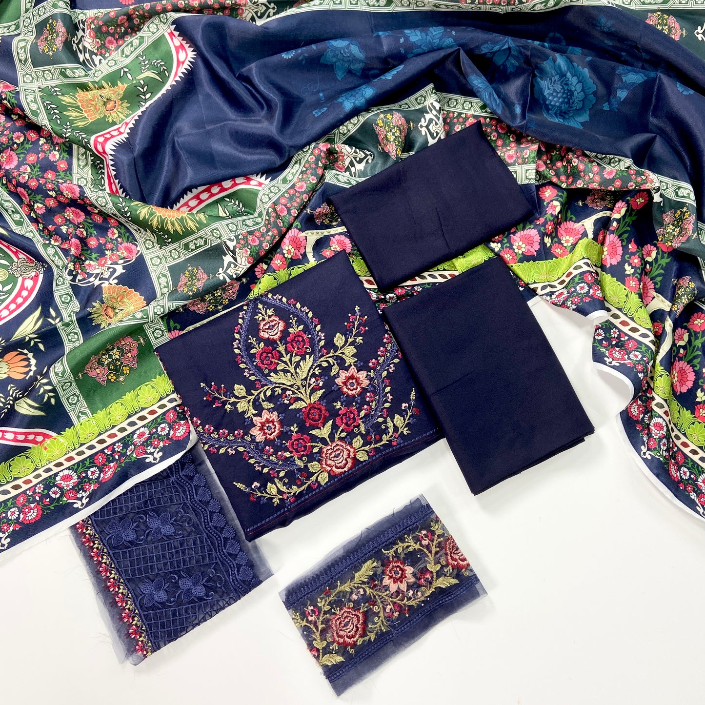 Maria B Luxury Emb Dhanak 3PC