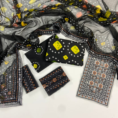 Aneelas Embroiderd & Digital Printed Lawn 3PC