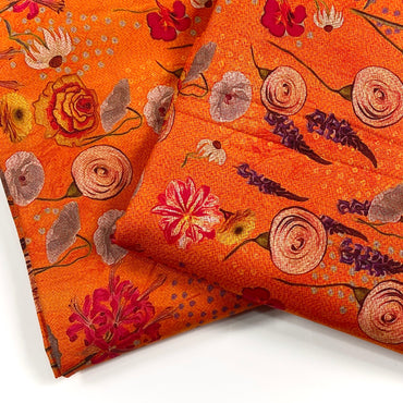 Anaya Noor Printed Dhanak Marina 2PC