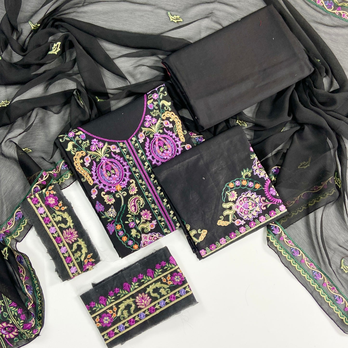 Zara Shahjahan Embroidered Lawn 3PC