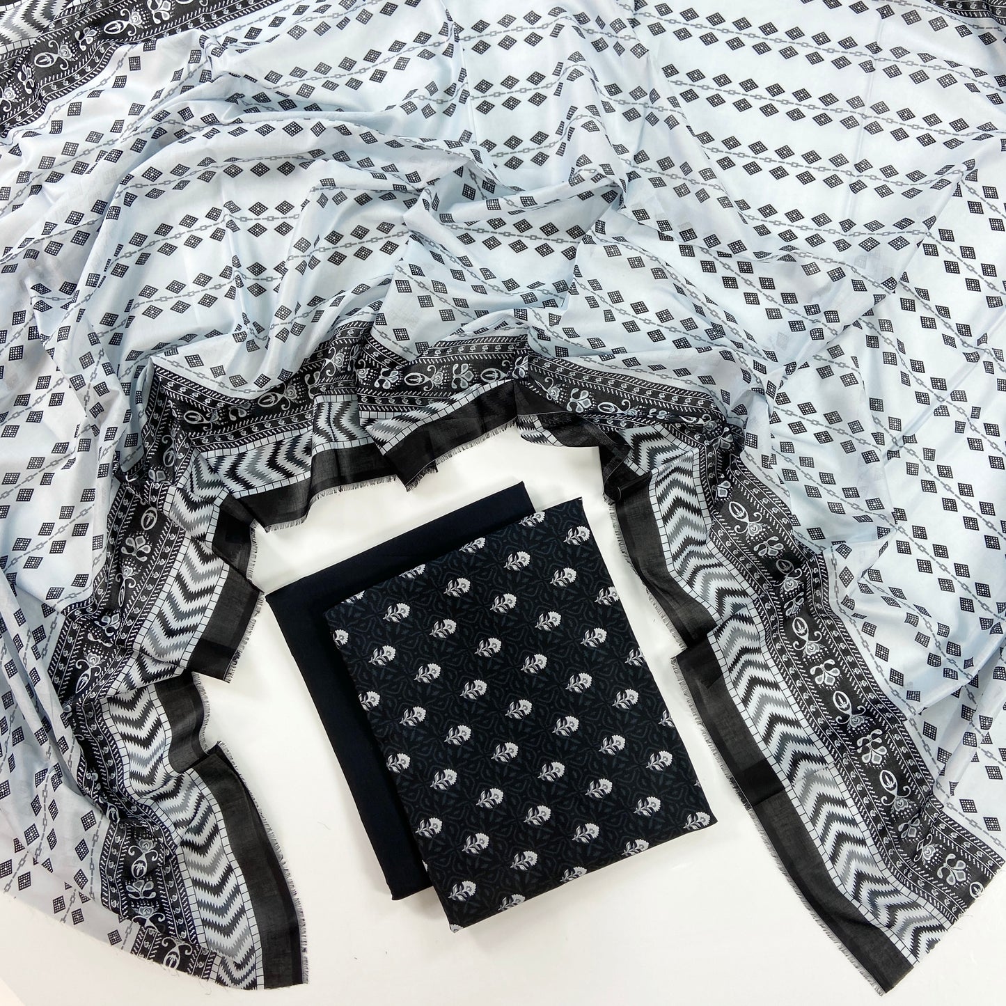 Regalia Black Series Digital Printed Lawn 3PC