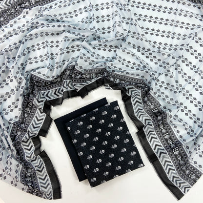 Regalia Black Series Digital Printed Lawn 3PC