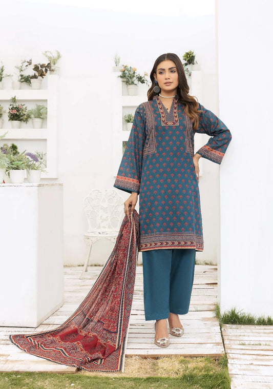 Safa Noor By Nigar Print Lawn 3-PC