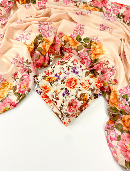 Bareeza Printed Khaddar 3PC