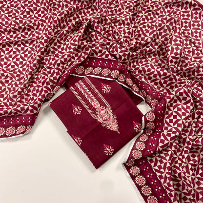 Belleza Digital Printed Khaddar 3PC