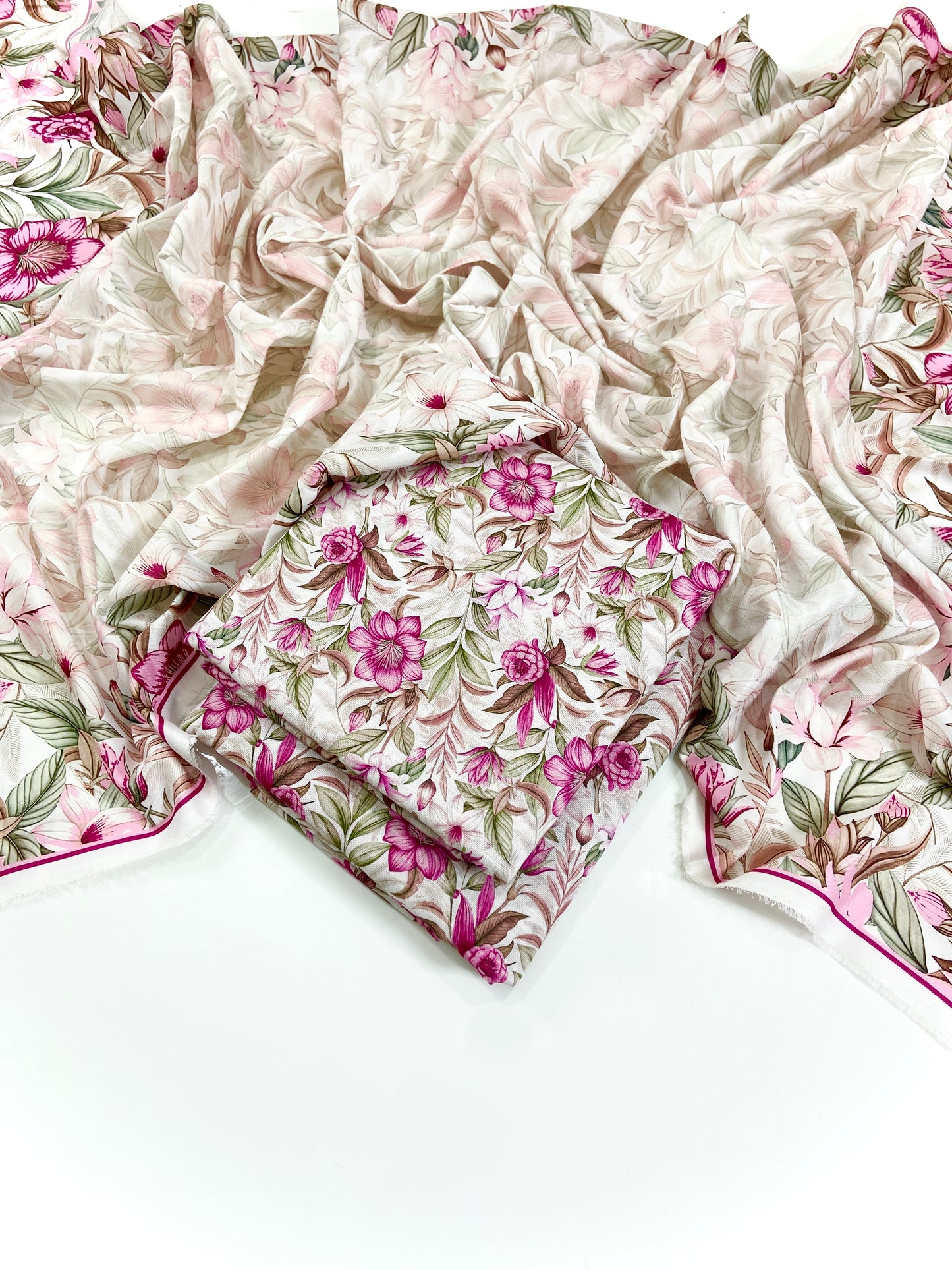 Bareeze Digital Printed Slub Khaddar 3PC