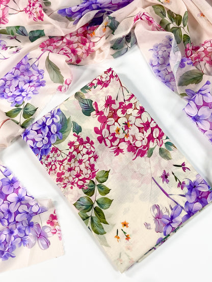 Nureh Ballerina Printed Lawn 3PC