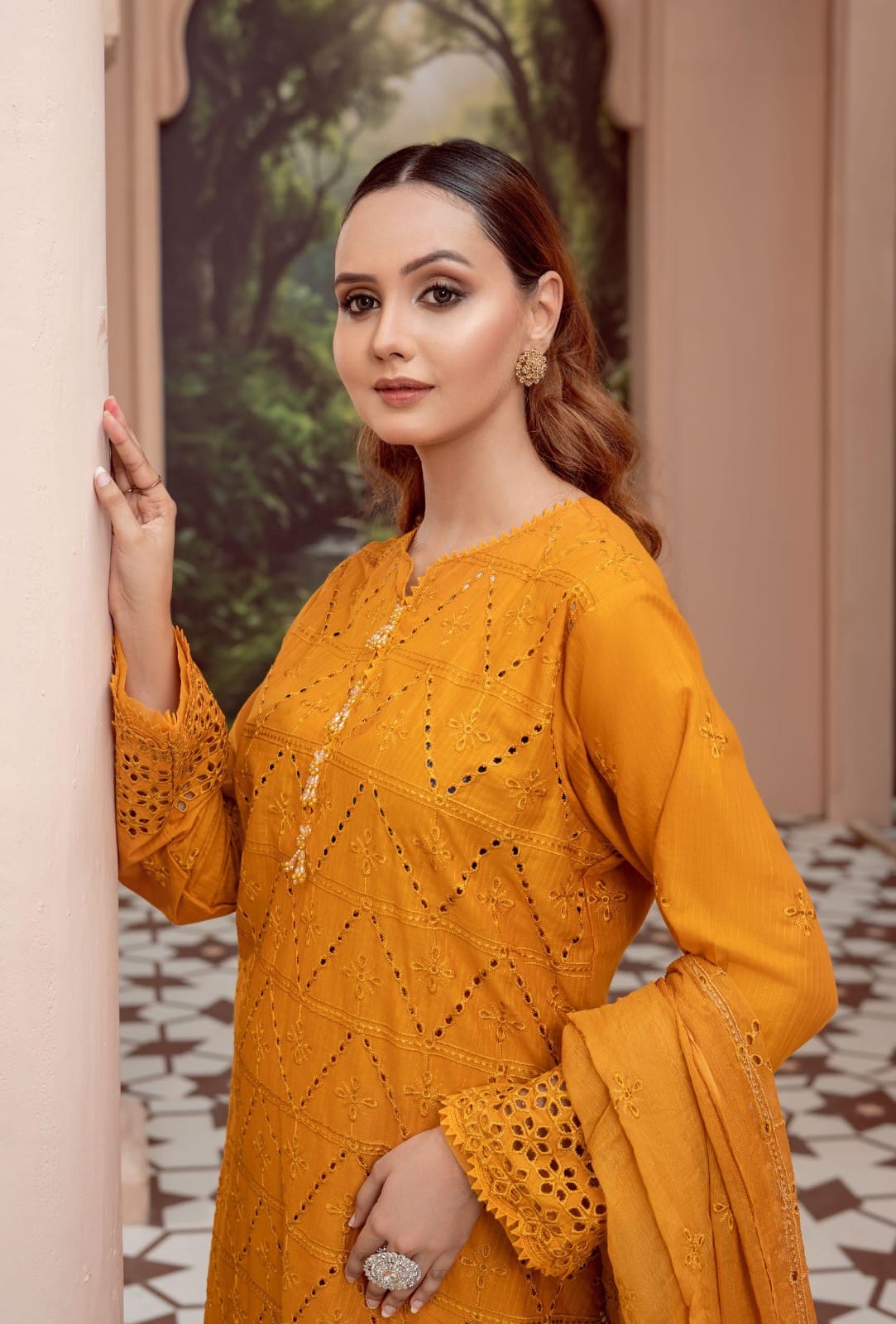 Cotton Kari By Anaya Noor Emb CK Lawn 3-PC